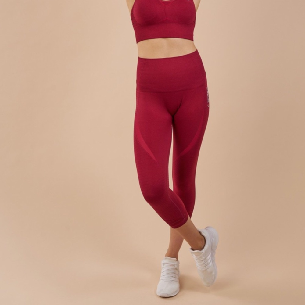 Gymshark high waisted seamless cropped leggings